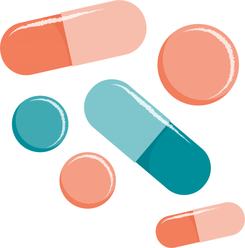 Medical pills, illustration